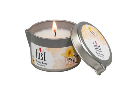 Массажная свеча Massage Candle Vanilla со вкусом ванили 50 мл