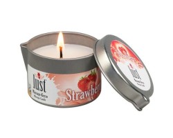 Массажная свеча Massage Candle Strawberry со вкусом клубники 50 мл