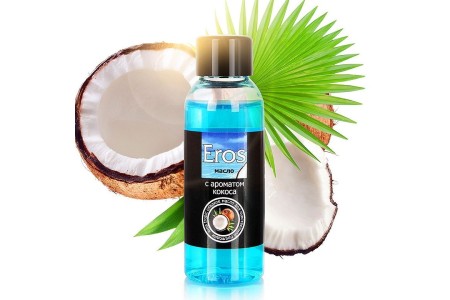 Массажное масло с ароматом кокоса Eros Exotic 50 мл