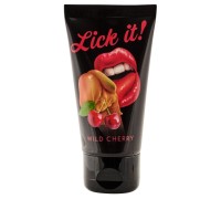 Гель ароматизированный Lick It дикая вишня 50 мл