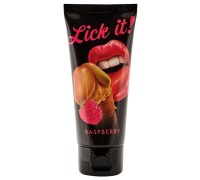 Гель ароматизированный Lick It малина 100 мл