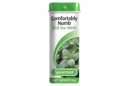Леденцы для глубокого минета со вкусом мяты Comfortably Numb Oral Sex Mints 25 гр