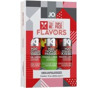 Набор лубрикантов для орального и вагинального секса JO Tri-Me Triple Pack Flavors 3 шт.