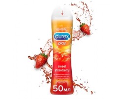 Гель-смазка Durex Play Sweet Strawberry с возбуждающим ароматом клубники 50 мл