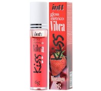 Блеск для губ Intt Gloss Vibe Strawberry с эффектом вибрации, клубника 6 гр