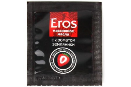 Массажное масло с ароматом земляники Eros Exotic 4 гр