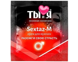 Крем для мужчин Ssex-room-M (M9) с разогревающим эффектом 1,5 гр, пробник