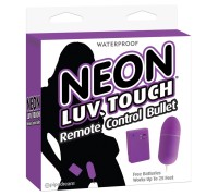 Виброяйцо на дистанционном управлении Neon Luv Touch Remote Control Bullet Purple