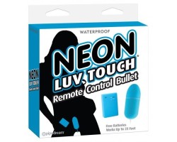 Виброяйцо на дистанционном управлении Neon Luv Touch Remote Control Bullet Blue