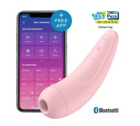 Вакуумный стимулятор Satisfyer Curvy 2+ Pink с дистанционном управлением
