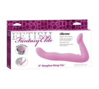 Безремневой страпон FF Elite 8 Strapless Pink