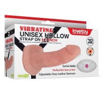 Фаллопротез c вибрацией Unisex Hollow Strap On