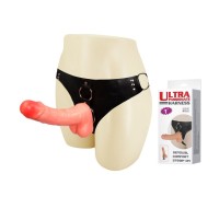 Страпон реалистик с кольцом 20 см