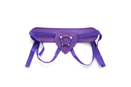 Ремень для страпона фиолетовый