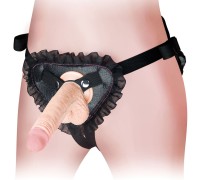 Ремень для страпона Orgasm cozy harness series черный кружевной