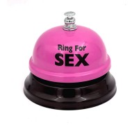 Звонок настольный Ring For Sex, розовый