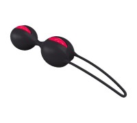 Шарики вагинальные Fun Factory Smartballs Duo черно-малиновые