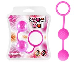 Вагинальные шарики Kegel ball розовые 