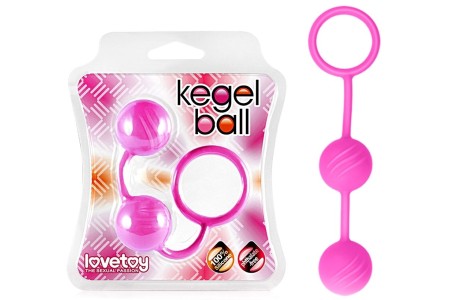 Вагинальные шарики Kegel ball розовые