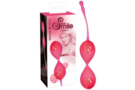 Вагинальные шарики Smile Balls розовые