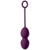 Фиолетовые вагинальные шарики Nova Ball со смещенным центром тяжести - фото 4