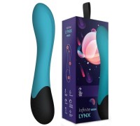 Вибратор Lynx для стимуляции точки G и подогревом цвета морской волны