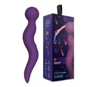 Мощный вибромассажер Cassi сливового цвета