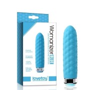 Перезаряжаемый голубой вибратор Lovetoy Womanizer