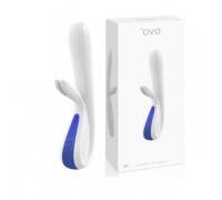 Вибратор Ovo Rabbit K5 синий