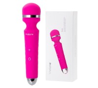 Мощный розовый вибромассажёр с 7 режимами Nalone