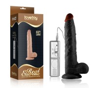 Вибратор с присоской Real Extreme 19,5 см черный