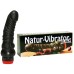 Реалистичный рельефный вибратор Naturvibrator черный - фото