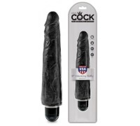 Черный вибратор-реалистик 9 Vibrating Stiffy