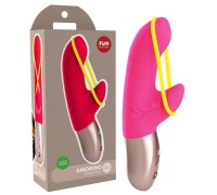 Мини-вибратор с клиторальной стимуляцией Fun Factory Amorino розовый