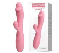 Вибратор Snappy с 30 функциями вибрации подзаряжаемый светло-розовый 
