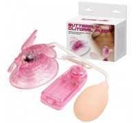 Вагинальный вибростимулятор с эффектом вакуума Butterfly Clitoral Pump