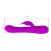 Вибратор-ротатор с клиторальным стимулятором Pretty Love Molly пурпурный - фото 3