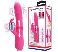 Вибратор-кролик с поступательными движениями Pretty Love Dorothy розовый