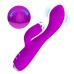 Вибратор с клиторальным стимулятором-язычком Pretty Love Doreen пурпурный - фото 1
