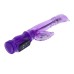 Гнущийся вибратор с мощным клиторальным стимулятором, фиолетовый - фото 5