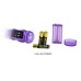 Гнущийся вибратор с мощным клиторальным стимулятором, фиолетовый - фото 2