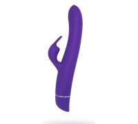 Фиолетовый вибратор с клиторальным стимулятором Ovo K6