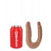 Двойной фаллос King Cock U-Shaped Small Double Trouble Tan - фото 3