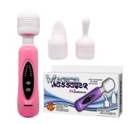 Вибромассажер Power Wand Magical Massager розовый