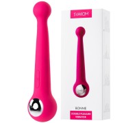 Двусторонний гибкий вибратор Svakom Bonnie, сливово-красный