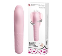 Розовый вибратор-ротатор Burke