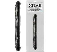 Двухсторонний фаллоимитатор Basix Rubber Works 12 in Double Dong Black