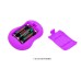 Вибробабочка с отростком и анальным вибромассажером фиолетовая - фото 2