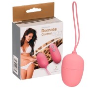 Виброяйцо с дистанционным управлением Ultra Seven розовое