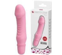 Мини-вибратор светло-розовый Stev
